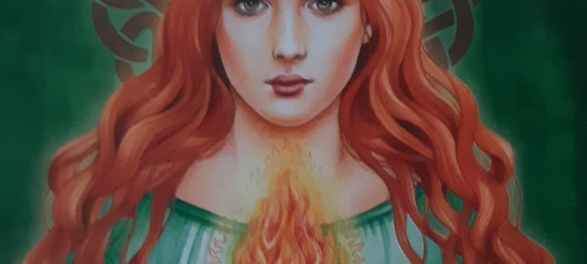 Brigid, eine keltische Gottheit aus Irland